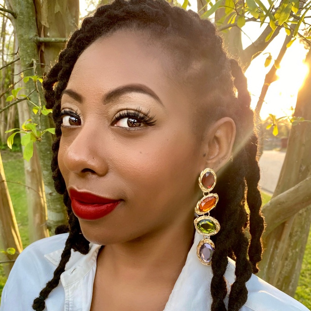 Multi-color Gem Earrings